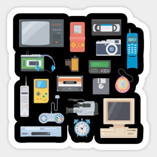 Retro Tech Sticker